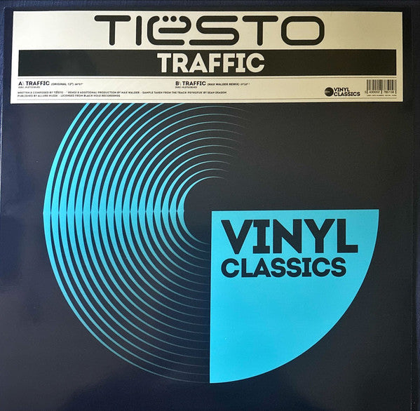 DJ TiÃ«sto Traffic 12" Mint (M) Mint (M)